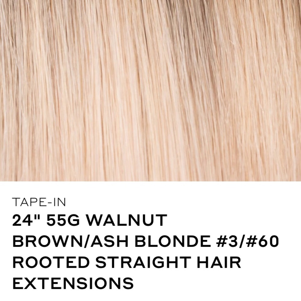 BELLAMI Walnut Brown and Ash Blonde Hair Extensions
